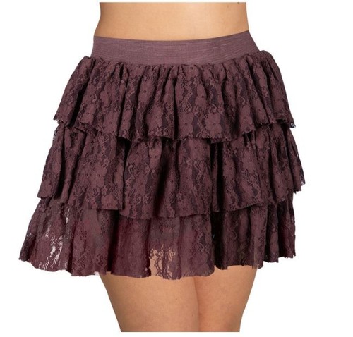 Brown retro lace ra - brown,