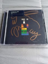 coldplay x&y cd signed by 4
