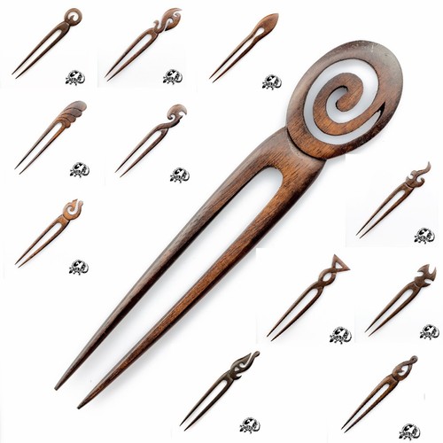 Hair stick pin - grip, clip