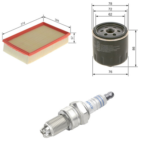 Bosch service kit with - air, &