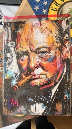 Winston churchill print - a3,