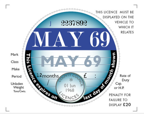 May 1969 vintage classic - vintage, road
