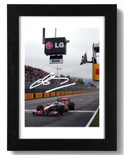 Jenson Button Signed Autograph