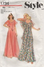 Style sewing pattern 1734 long - pattern,