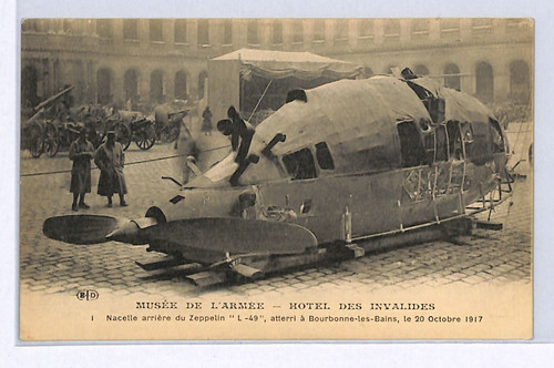 Zeppelin ww1 postcard 1917 - ww1,