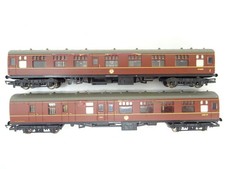 OO GAUGE HORNBY BR MK1 COACHES X 2 COMP & BRAKE (LOOK)
