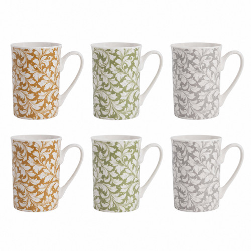 Set mugs new bone china - new,