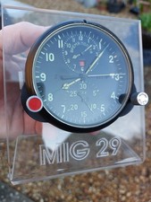 Soviet (USSR) cockpit clock