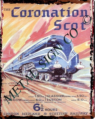 Lms coronation scot metal wall - scot,