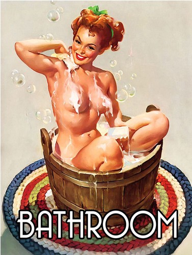 Bathroom retro metal - bathroom,,