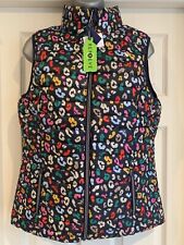 EX Joules Gilet/Bodywarmer Padded Navy Showerproof Packable Size 6-20 RRP £59.95