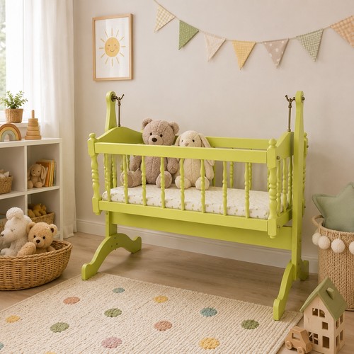 Swinging baby doll toy nursery - swinging,