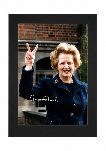 Margaret thatcher signed - thatcher,