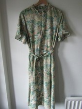 Ladies NEXT Morris and Co Strawberry Thief pattern dress Size 16 P Petite