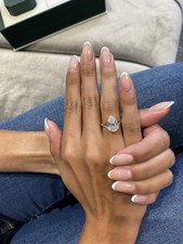 Diamond Pear Ring VS1 E 3