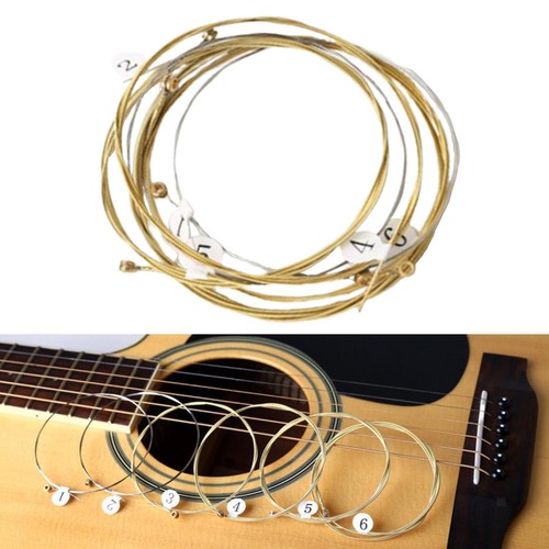 6pcs brass guitar strings - 6pcs,