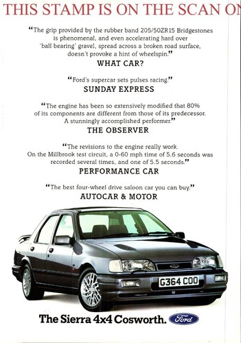 Ford sierra 4x4 cosworth - sierra, '4x4