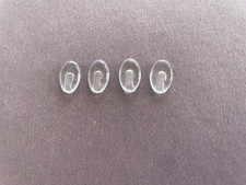 Optical Push in Oval Silicone Spec Nose Pads for Glasses, Sunglasses -2 PairsOpe