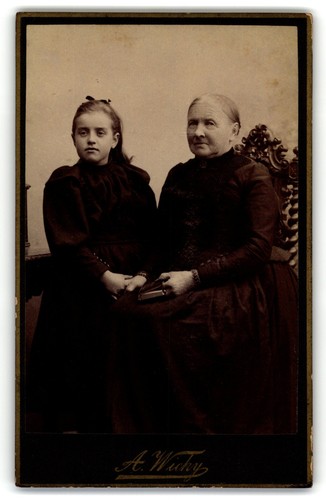 Antique cdv circa - circa, 1890s