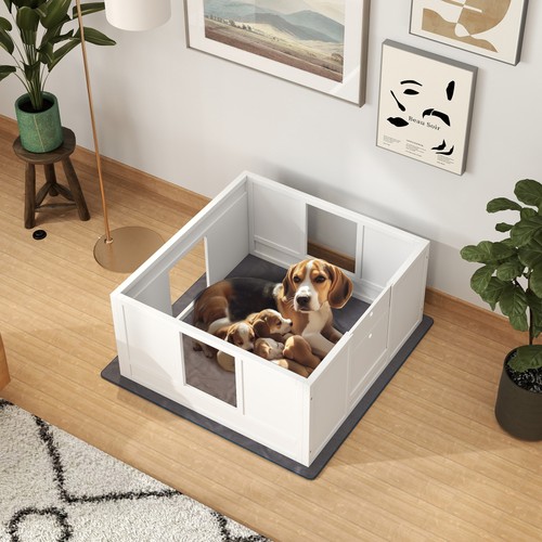 Whelping box for dogs - dogs, with