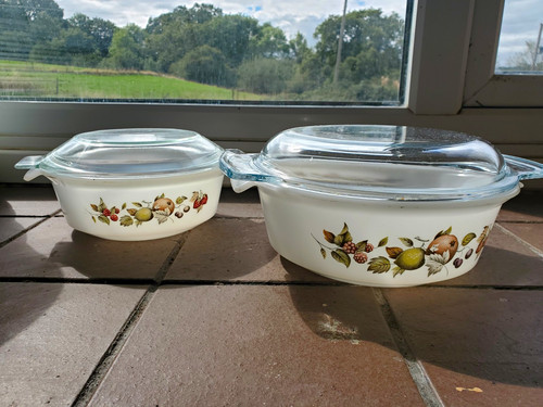 Phoenix pyrex glass casserole - glass,