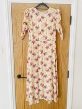LK Bennett x Royal Ascot floral silk satin Delilah dress, size 10