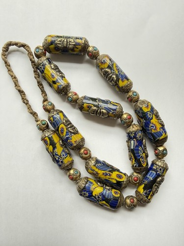 Vintage millefiori trade bead - millefiori,