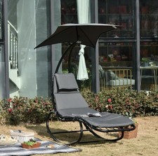 Outdoor Rocking Sun Lounger