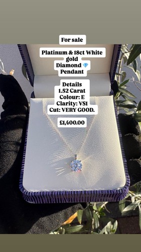 Platinum 18ct white - &, lab
