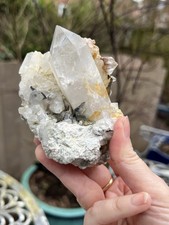 Brookite With Himalayan Quartz
