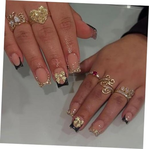 Bow press nails short - press,