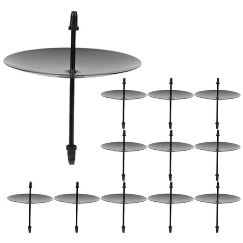 12pcs metal pillar candle - metal,