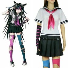 Danganronpa Dangan Ronpa Ibuki Mioda Cosplay Costume Wig Halloween Party Outfits