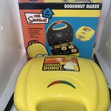 The Simpsons Donut Maker Homer Simpson’s 2006 Boxed No Instructions - Working
