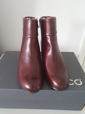 Ladies Brown Leather Ankle