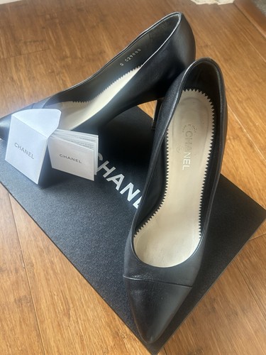 Genuine chanel black lambskin - genuine,