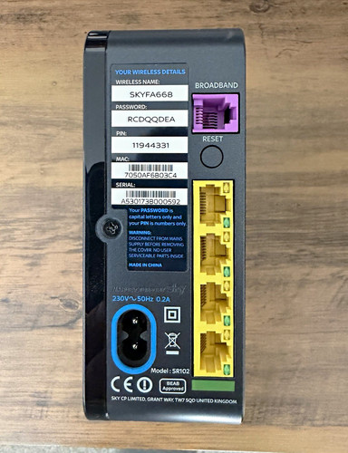 Sky sr102 wired - &, wireless
