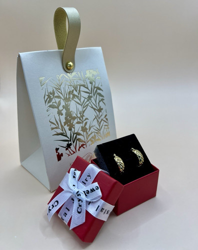 18ct gold plated textured - ,