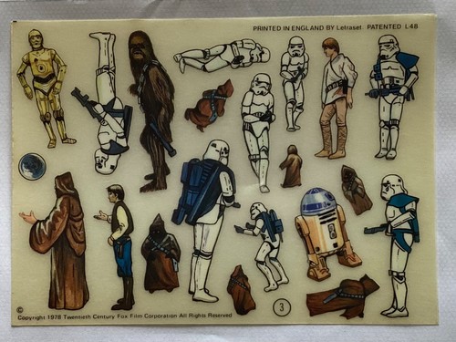 Star wars letraset - wars, transfers