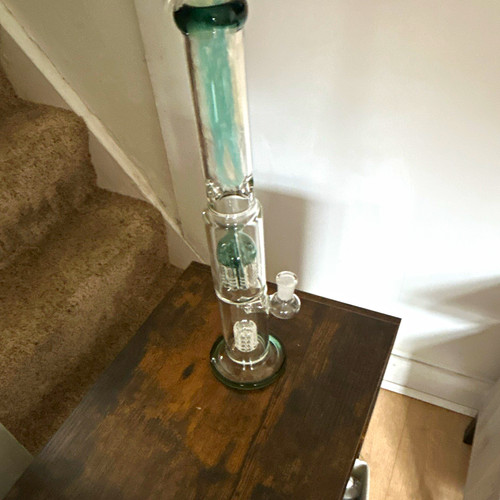 Clear green glass - clear/green, straight