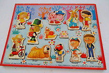 Magic Roundabout wooden puzzle by G.J Hayter - children's puzzle