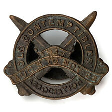 Original WW1 1914 Old Contemptibles Association Veterans Lapel Badge Medal