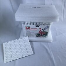 Ohuhu Markers 59+1 Colours, Water-Based Brush + Chisel Colouring Pens for AnimeO