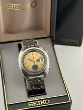 Seiko 6139-6012 “Baby Pogue” Yellow Dial – Original Bracelet – £695