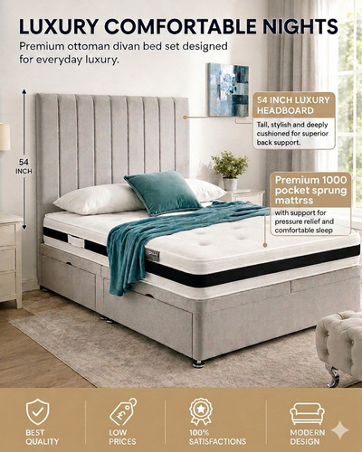 Panels ottoman storage divan - panels,