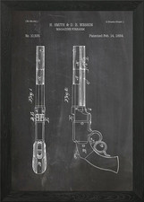 Smith and wesson patent Framed