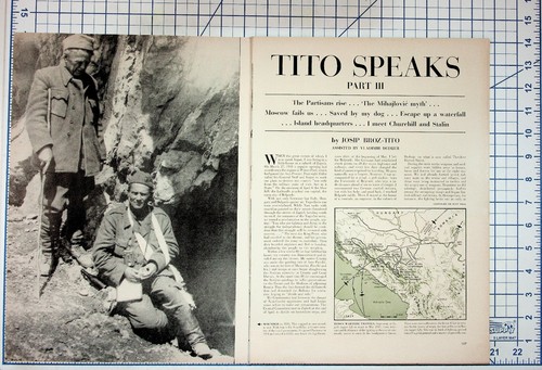 Tito speaks wwii yugoslavia - wwii,