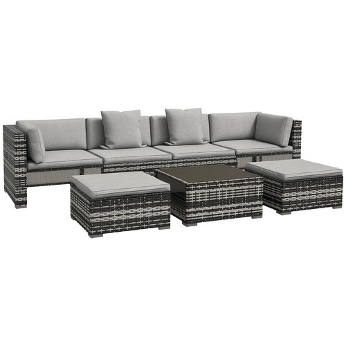Outsunny pcs rattan garden - rattan,
