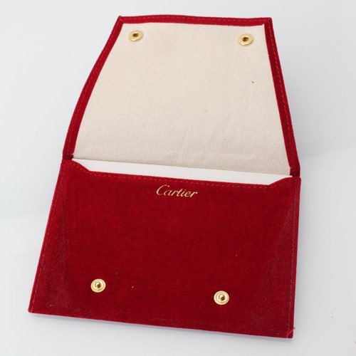 Vintage cartier red - cartier, suede