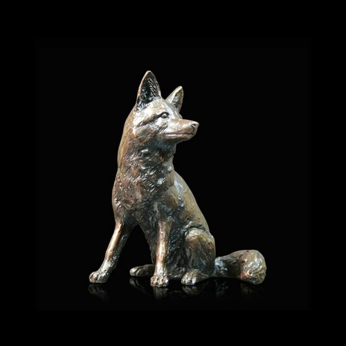 Fox sitting foundry cast - sitting,